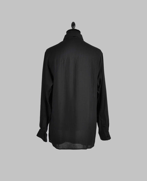 U-ARRANGED SPARE COLLAR CELLULOSE LOAN SHIRT