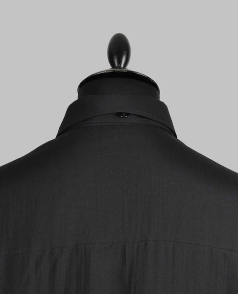 U-ARRANGED SPARE COLLAR CELLULOSE LOAN SHIRT