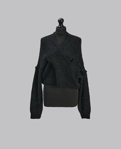 Mohair V-Neck Sweater