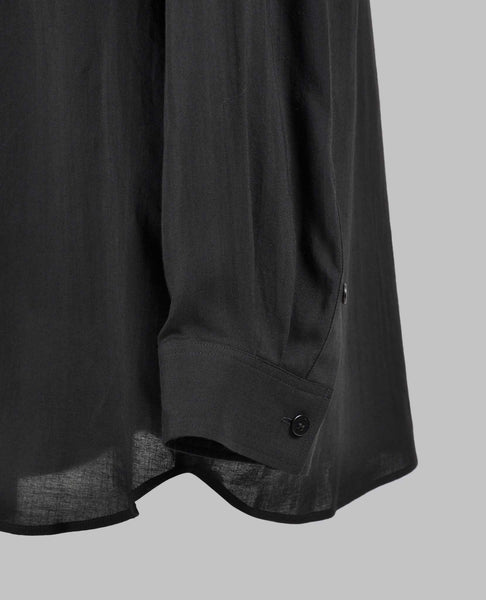 U-ARRANGED SPARE COLLAR CELLULOSE LOAN SHIRT
