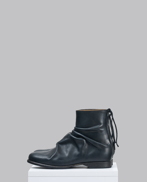 Cropped Crease Boots