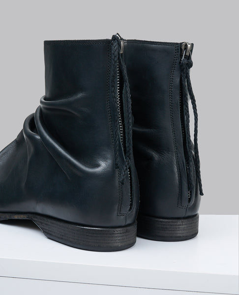 Cropped Crease Boots