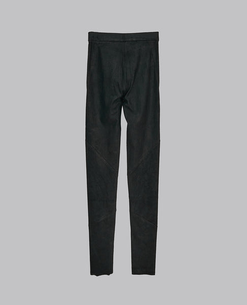 Stretch Leather Leggings