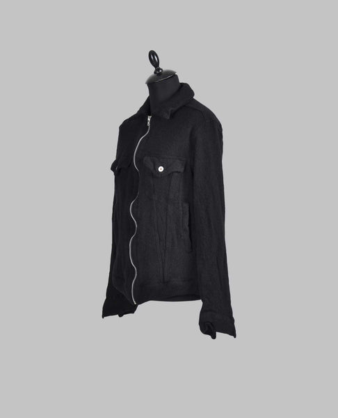 WOOL ZIP JACKET