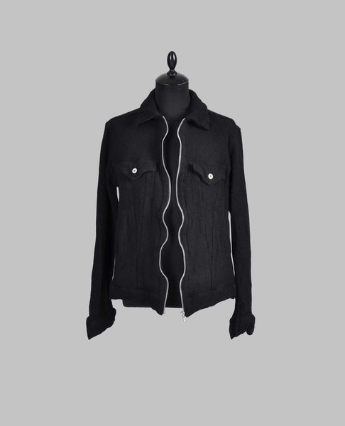WOOL ZIP JACKET