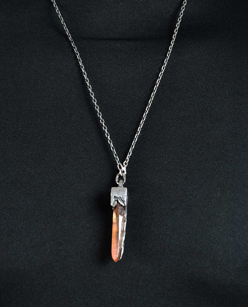 TANGERINE QUARTZ PENDULUM