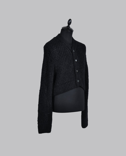 CROPPED KNITTED CARDIGAN