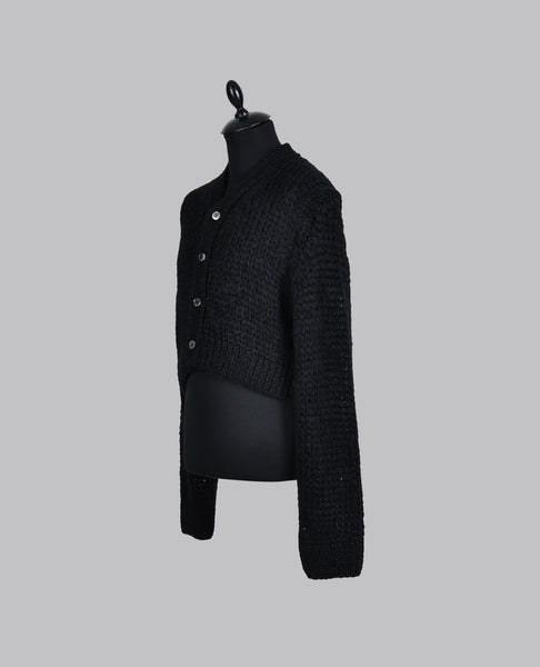 CROPPED KNITTED CARDIGAN