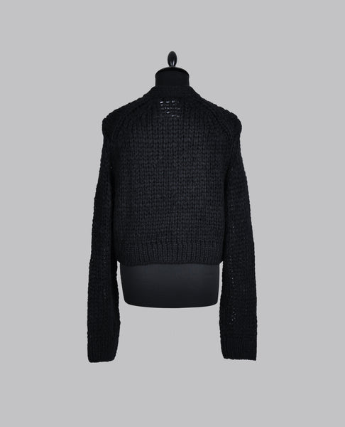 CROPPED KNITTED CARDIGAN