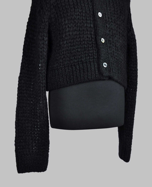 CROPPED KNITTED CARDIGAN