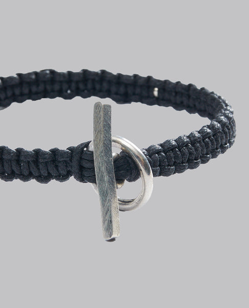 Cross Bar Macrame Bracelet