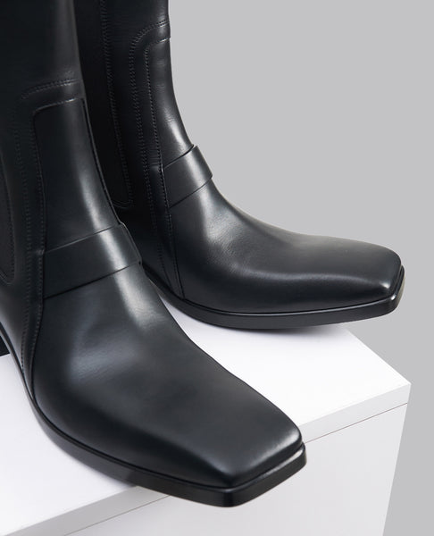 LIDO HEELED SLIVER BOOTS