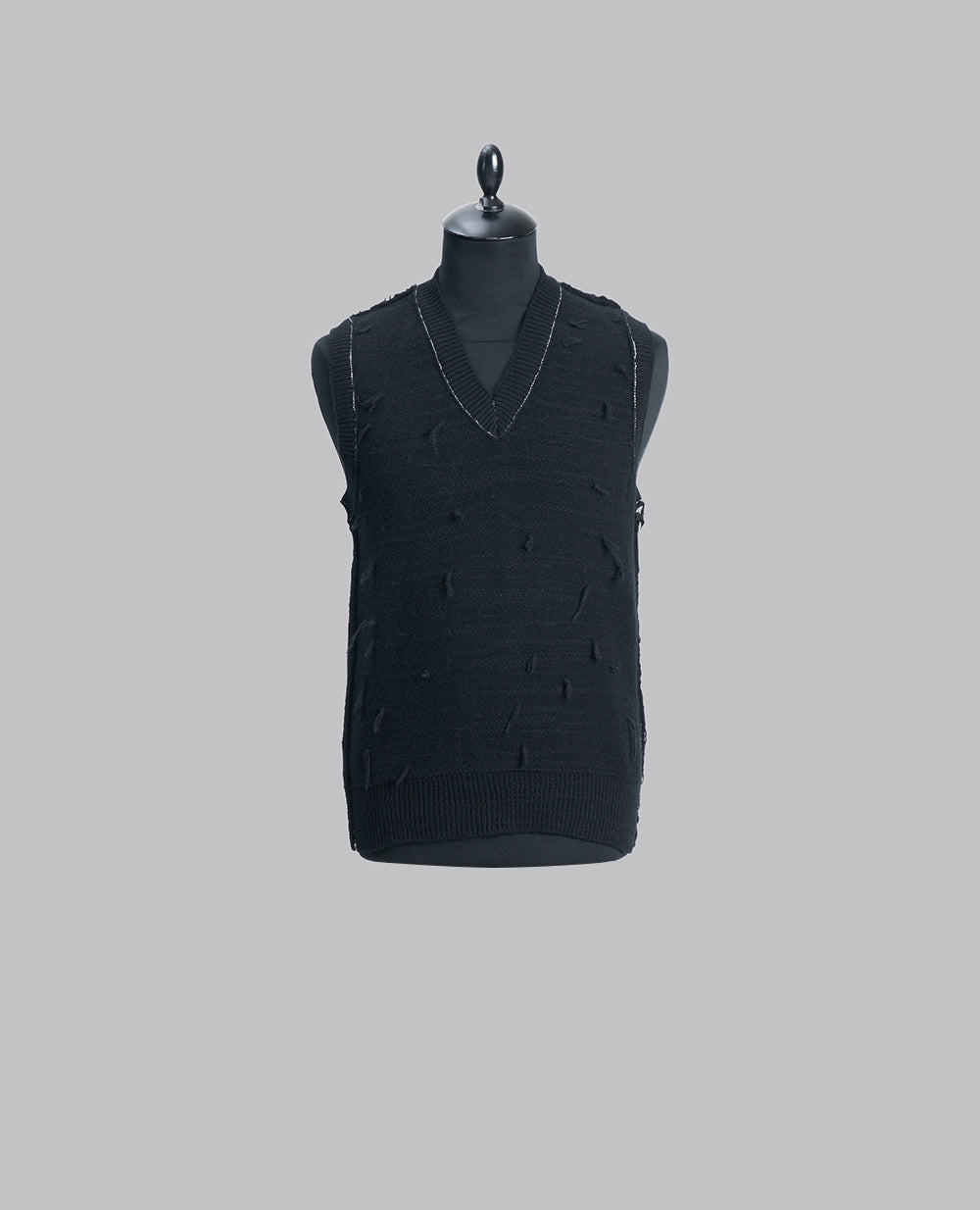 Distressed Knitted Vest