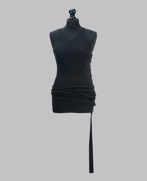 DRKSHDW DOUBLE ZIGGY BANANA TOP