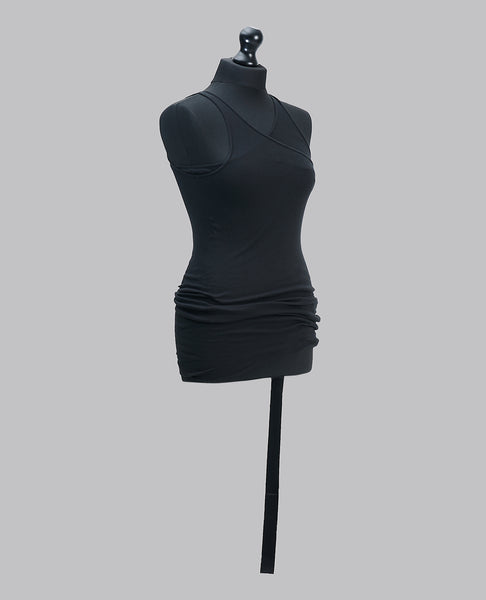 DRKSHDW DOUBLE ZIGGY BANANA TOP