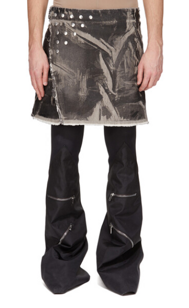 CONCORDIANS DRKSHDW SISYSNAP SKIRT