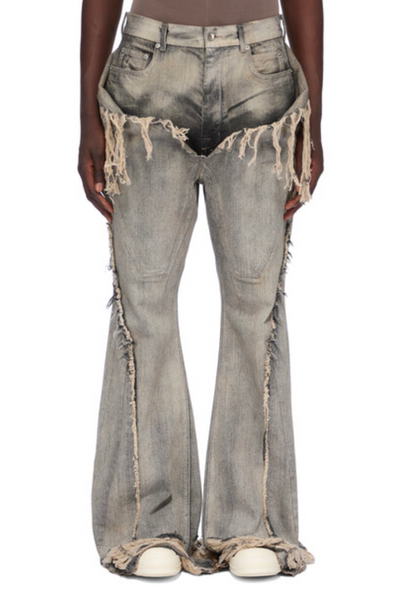 TOWER DRKSHDW SLIVERED BOOTCUT