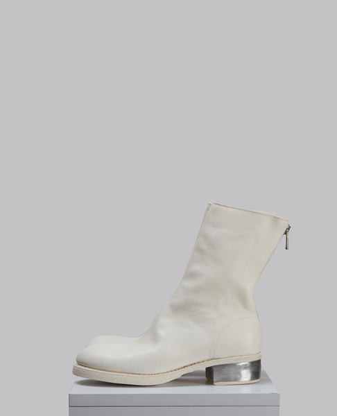 Metal Heel Back Zip Boot (788ZI)