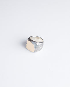 Gold Crack Chevaliere Ring