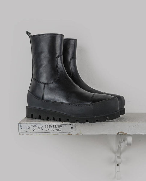 Chunky High-Top Combat Boots - Allotment Store