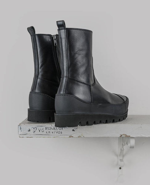 Chunky High-Top Combat Boots - Allotment Store