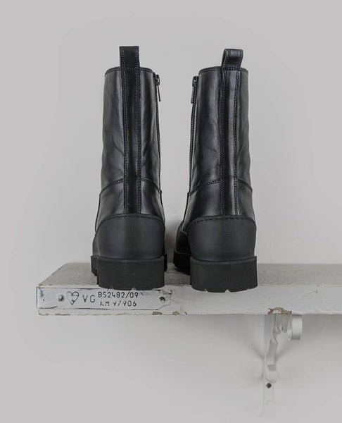 Chunky High-Top Combat Boots - Allotment Store