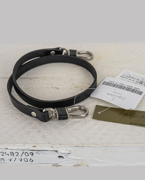 yohji yamamoto ss22 wallet code leather strap